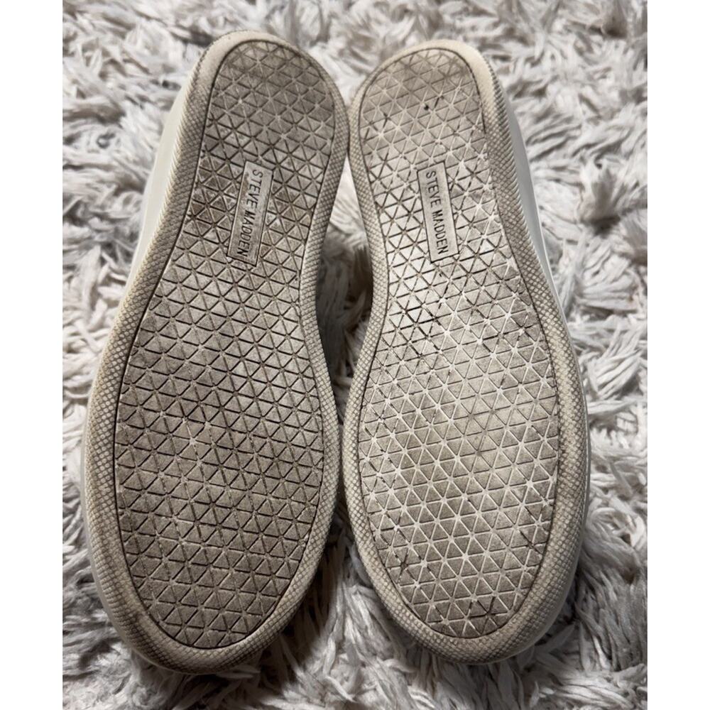 Steve Madden Bertie Women's Classic Sneakers Size 7M White - Picture 6 of 7